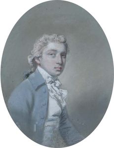 Portrait Of A Young Gentleman, Half-length, In A Grey Coat