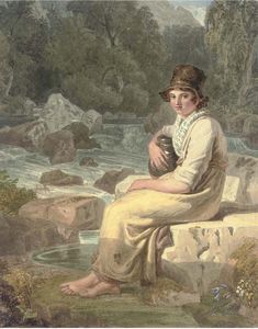 A Welsh Peasant Girl, Dolgelly, Merionethshire