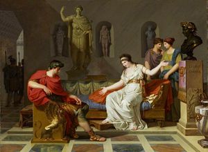 Kleopatra und Octavian