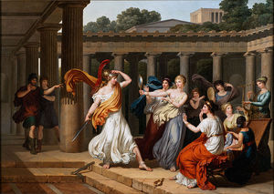 Odysseus Recognises Achilles Amongst The Daughters Of Lycomedes