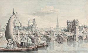 The Welsh Bridge At Shrewsbury