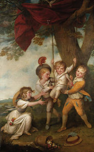 The Boyle Children - Group Portrait Of The Children Of Edmund Boyle, 7th Earl Of Cork