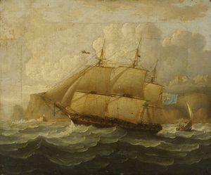 HMS Leander At Sea