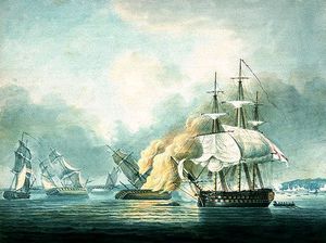 HMS Northumberland bataille