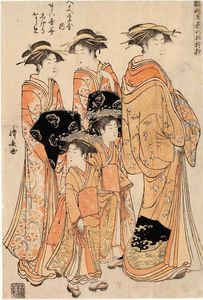 The Courtesans Maizumi Of The Daimonjiya Brothel
