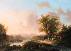 ライン川流域の 夏  風景