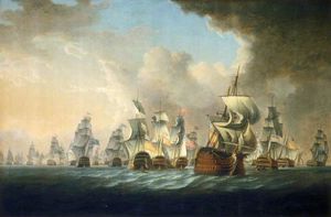 Defeat Of The Spanish Off Cape St Vincent