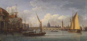 London Bridge, With St. Paul's Cathedral In The Distance