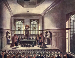 Lottery Drawing, Cooper's Hall
