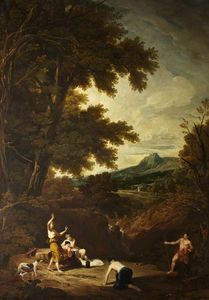 Classical Landscape With Diana And Actaeon