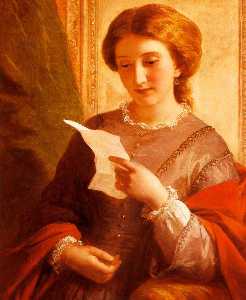 Girl Reading A Letter