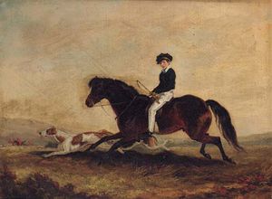 The Second Earl Of Craven Following A Hunt