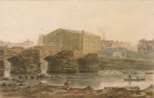 The Old Dee Bridge, Chester, From Handbridge
