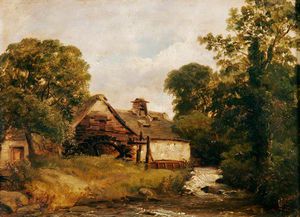 mill sur l' `ogwen` rivière