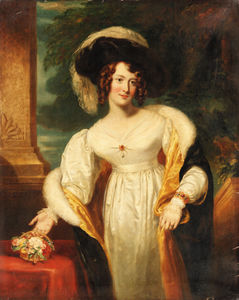 Portrait Of A Lady, Standing Three-quarter Length