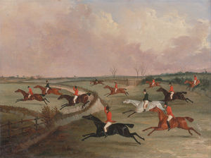 The Quorn Hunt In Full Cry- Second Horses