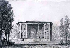 Pavillon der acht Paradiese, In Isfahan