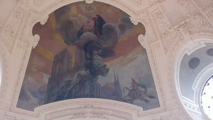 Le vestibule d’entrée du Petit Palais décorée par Albert Besnard -