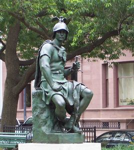 Il coraggio Statua Militare di Paul Dubois