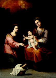 saint-anne der  jungfrau  und  Kind
