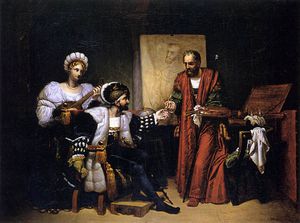 Charles V Heben Tizians Pinsel