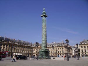 Der Place Vendôme Säule
