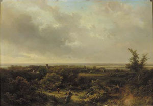 Un paysage panoramique, Haarlem In The Distance