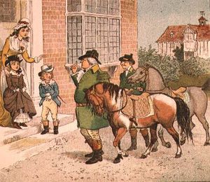 Illustration De Ride-a-queue-cheval Pour Banbury Cross
