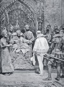 Akbar The Great Receives Queen Elizabeth's