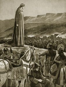 Queen Ethelfled Watching The Storming Of Brecon