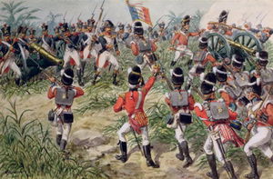 La charge de la 7th Foot royal des Fusiliers