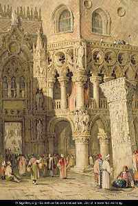 der Dogenpalast  Venedig