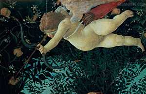 Detail Of Cupid, From The Primavera