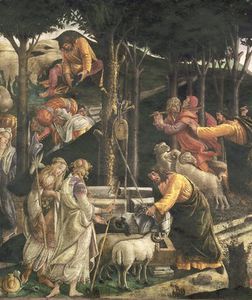 Detail Of The Youth Of Moses, In The Sistine Chapel