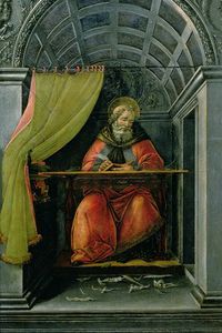 St. Augustine In His Cell