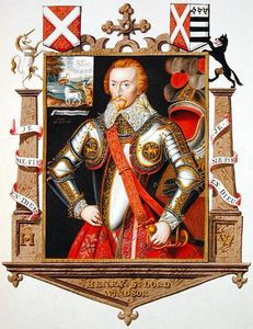 retrato de enrique , 5th señor windsor De 'memoirs de los corte de reina elizabeth