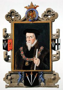 Portrait Of Sir William Paulet Marquis Of Winchester From 'memoirs Of The Court Of Que