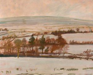 An Extensive Winter Landscape, Withypool, Exmoor