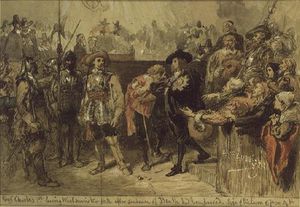 Charles I Leaving Westminster Hall