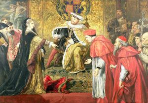 reina Catherine y el `cardinals`