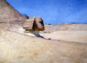 The Sphinx At Midday In Summer