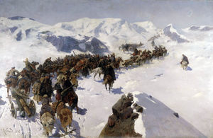 Passaggio Di Principe Argutinskiy Through The Caucaso Ridge