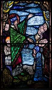 Ballinasloe Str . Michael's Kirche südgang Fünfte fenster sts patrick und rose von lima