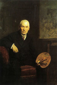 retrato de el pintor józef brandt