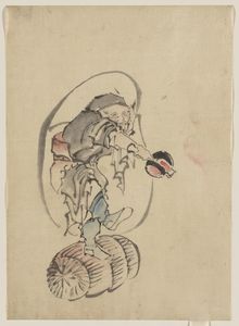 Hotei, The God Of Good Fortune, One Of The Seven Lucky Gods