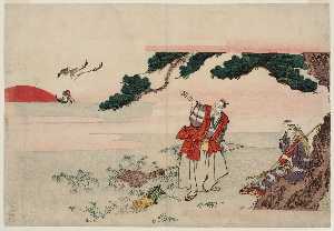 Jo And Uba, The Spirits Of The Pine Trees Of Takasago And Sumiyoshi