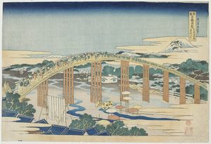 Yahagi Bridge At Okazaki On The Tokaido