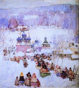 Russian Snow Scene