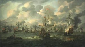 The Burning Of Hms