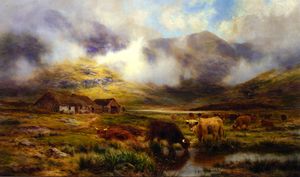 Highland Cattle In A Landscape